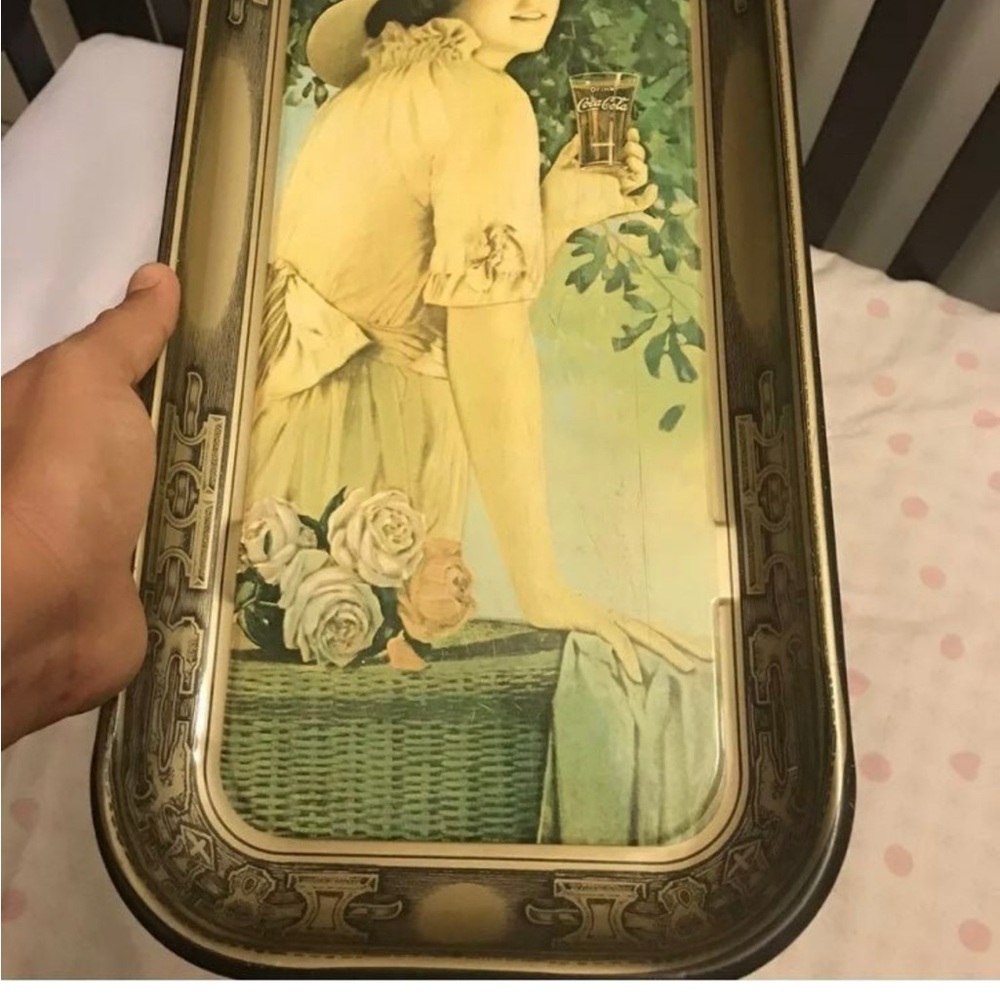Coca-Cola 1916 World War I Steel Tray